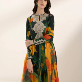 3 Piece Embroidered Lawn Suit